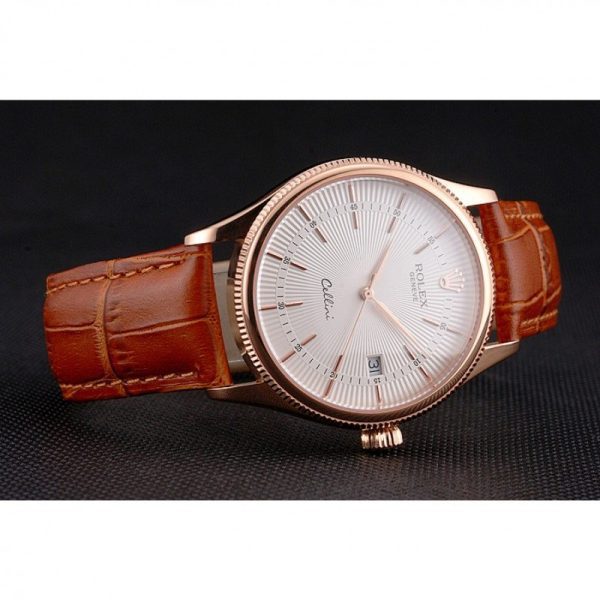 Superclone Rolex Cellini 38mm White Dial REP016812