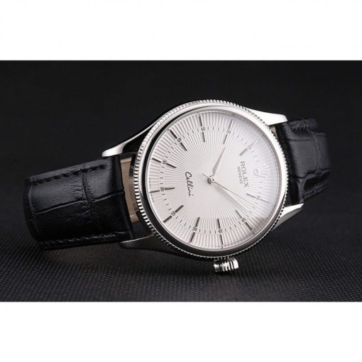 Superclone Rolex Cellini 38mm White Dial REP016805 - Image 5