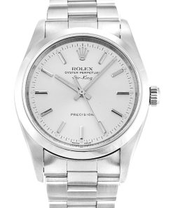 Rolex Air-King 34mm Silver Dial 14000M