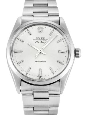 Rolex Air-King 34mm Silver Dial 5500