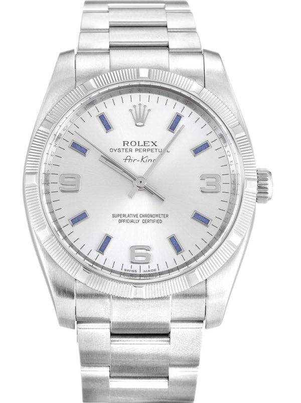 Rolex Air-King 34mm Silver Dial 114210-2