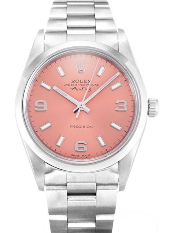 Rolex Air-King 34mm Pink Dial 14000