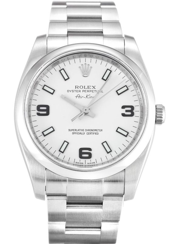 Rolex Air-King 34mm White Dial 114200