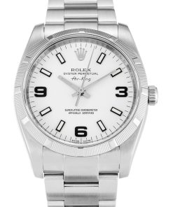 Rolex Air-King 34mm White Dial 114210