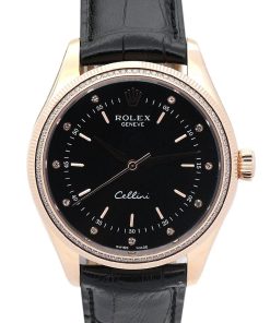 Rolex Cellini 39.5mm Black Dial 5310-2