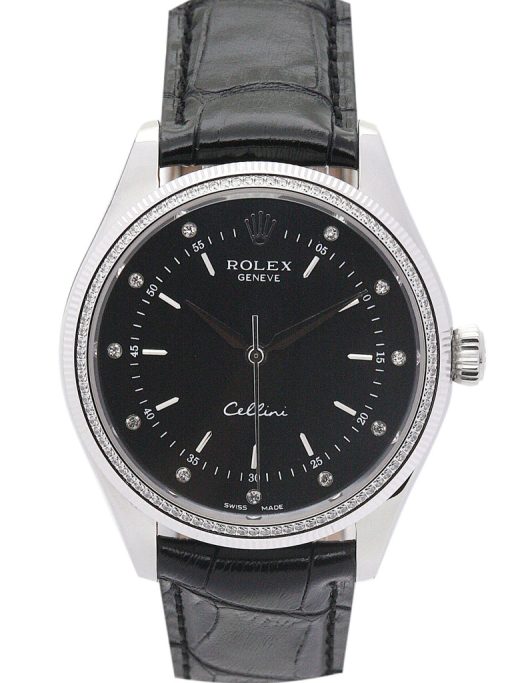 Rolex Cellini 39.5mm Black Dial 5310