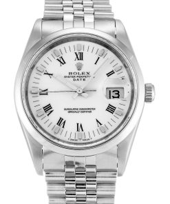 Rolex Oyster Perpetual Date 34mm White Dial 15200