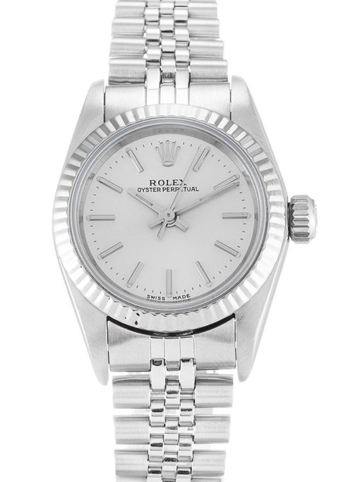 Rolex Oyster Perpetual Lady 24mm Silver Dial 67194