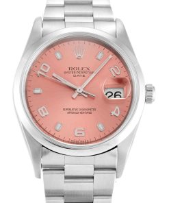 Rolex Oyster Perpetual Date 34mm Salmon Dial 15200