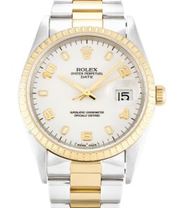 Rolex Oyster Perpetual Date 34mm White Dial 15223