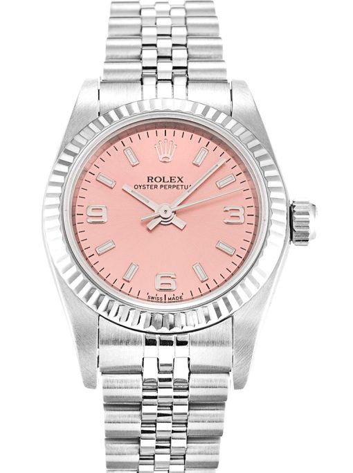 Rolex Oyster Perpetual Lady 26mm Salmon Dial 76094