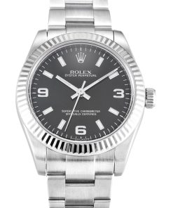 Rolex Oyster Perpetual Lady 31mm Black Dial 177234