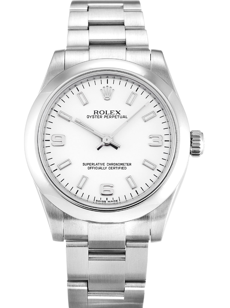 Rolex Oyster Perpetual Lady 31mm White Dial 177200-2