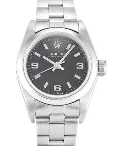 Rolex Oyster Perpetual Lady 26mm Black Dial 67180