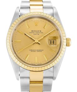 Rolex Oyster Perpetual Date 34mm Champagne Dial 15223