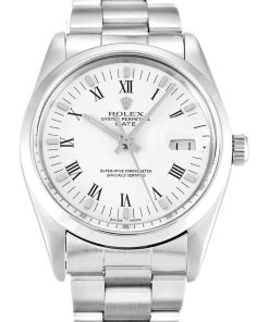 Rolex Oyster Perpetual Date 34mm White Dial 15000