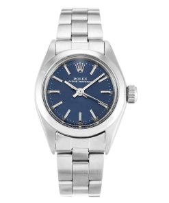 Rolex Oyster Perpetual Lady 26mm Blue Dial 6718