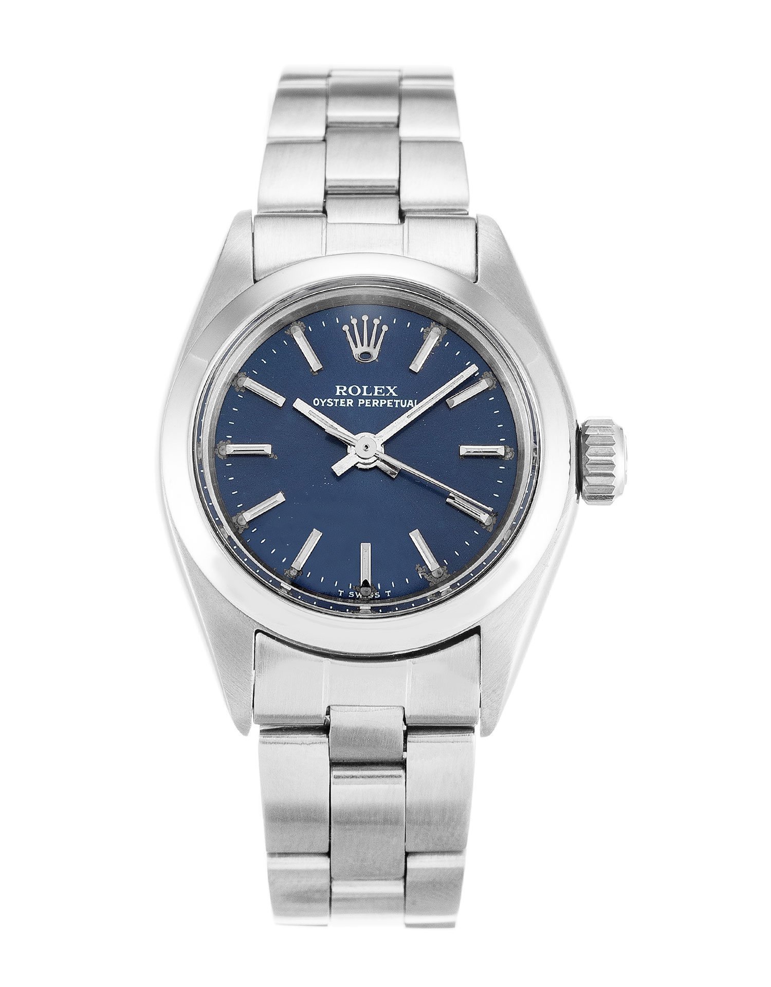 Rolex Oyster Perpetual Lady 26mm Blue Dial 6718