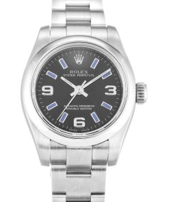 Rolex Oyster Perpetual Lady 26mm Black Dial 176200