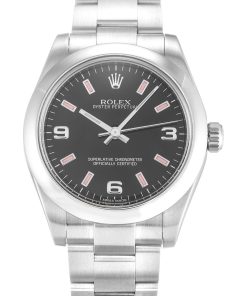 Rolex Oyster Perpetual Lady 31mm Black Dial 177200