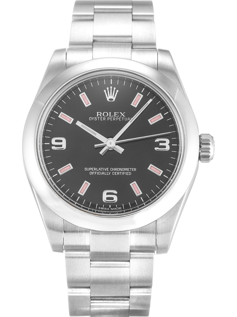 Rolex Oyster Perpetual Lady 31mm Black Dial 177200