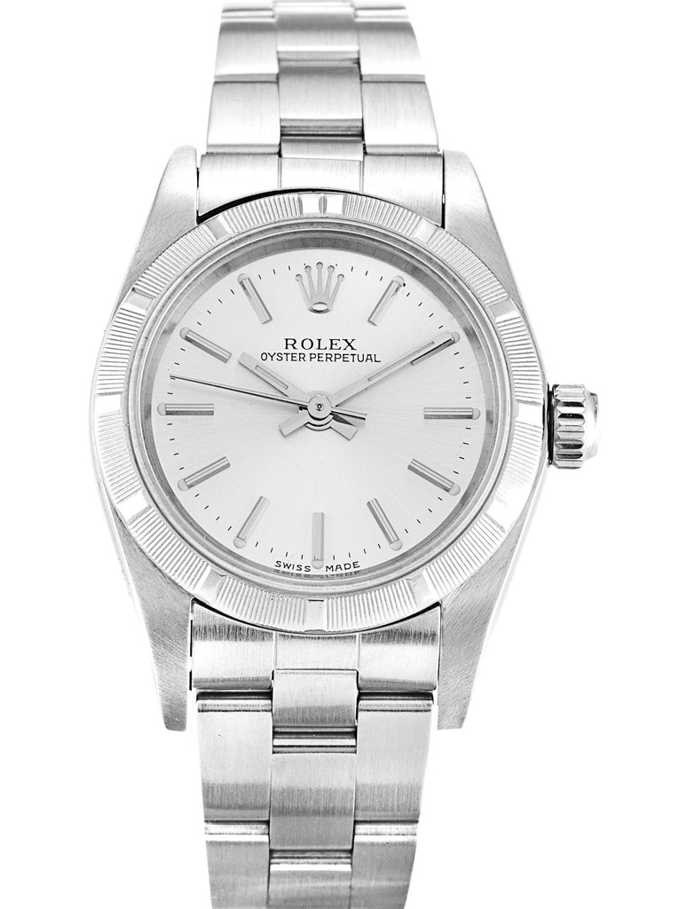 Rolex Oyster Perpetual Lady 26mm Silver Dial 67230