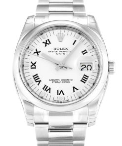 Rolex Oyster Perpetual Date 34mm White Dial 115200