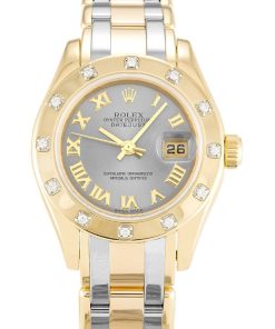 Rolex Pearlmaster 28mm Rhodium Dial 80318