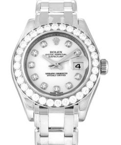 Rolex Pearlmaster 29mm White Dial 80299