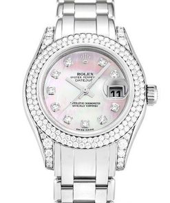 Rolex Pearlmaster 36mm Mother of Pearl – Pink Dial 80359