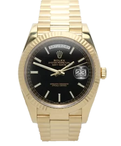 Superclone Rolex Day-Date 40 mm Black Dial 228238