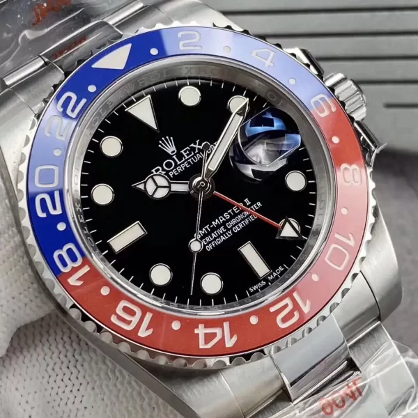 Superclone Rolex GMT-Master II 40mm 126710BLRO “Pepsi” Oyster