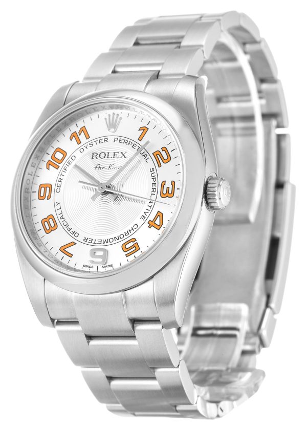 Rolex Air-King 34mm Silver Dial 114200