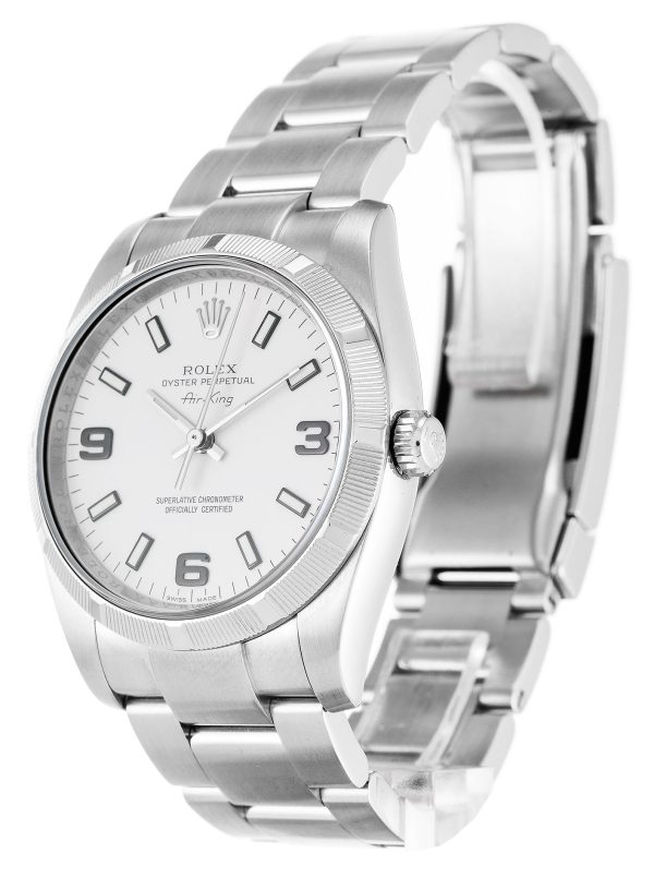 Rolex Air-King 34mm White Dial 114210