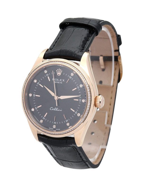 Rolex Cellini 39.5mm Black Dial 5310-2