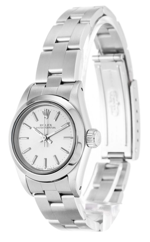 Rolex Oyster Perpetual Lady 26mm Silver Dial 67180