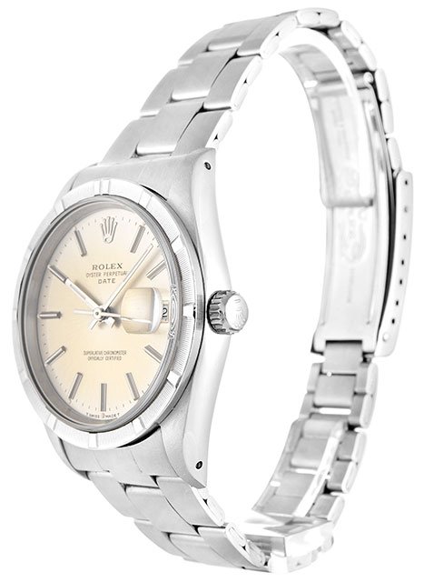 Rolex Oyster Perpetual Date 34mm Silver Dial 15210