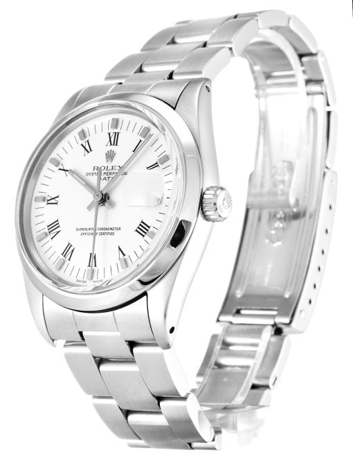 Rolex Oyster Perpetual Date 34mm White Dial 15000