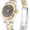 Rolex Oyster Perpetual Lady 24mm Black Dial 67193