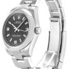 Rolex Oyster Perpetual Lady 31mm Black Dial 177200