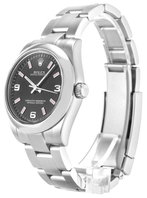 Rolex Oyster Perpetual Lady 31mm Black Dial 177200