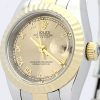 Rolex Lady-Datejust 26mm Yellow Gold Dial 179163