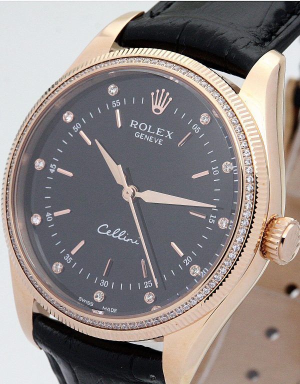 Rolex Cellini 39.5mm Black Dial 5310-2