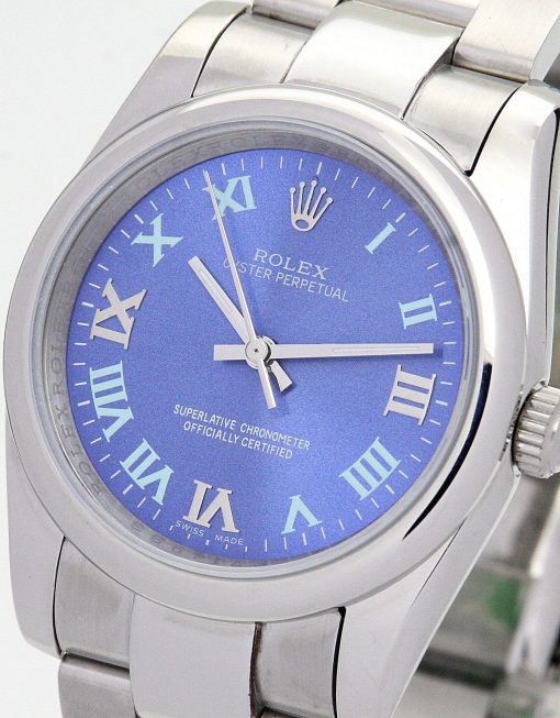 Rolex Oyster Perpetual Lady 31mm Blue Dial 177200