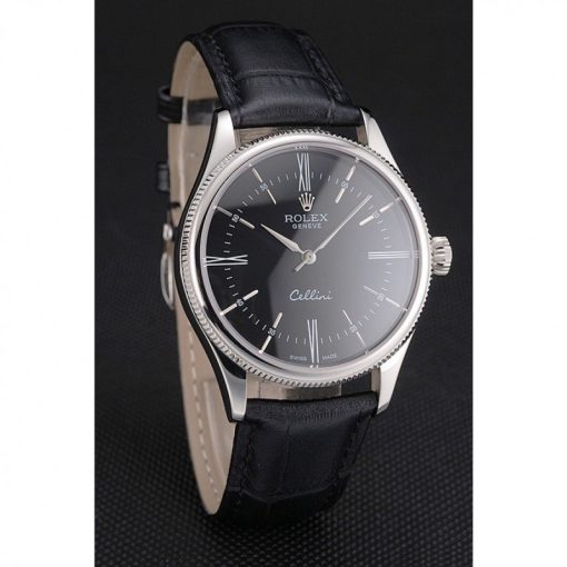 Superclone Rolex Cellini 38mm Black Dial REP016804 - Image 3