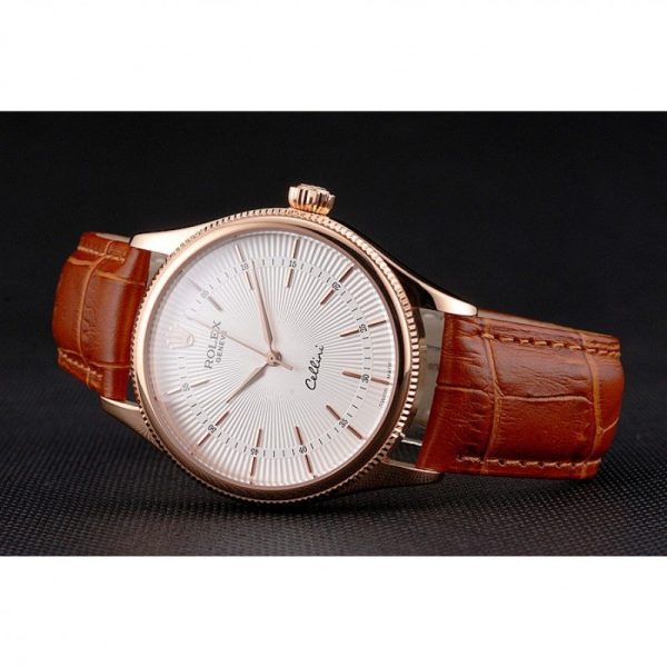 Superclone Rolex Cellini 38mm White Dial REP016801