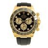 Superclone Rolex Daytona 40 mm Black Dial Yellow Gold 126518LN