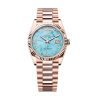 Superclone Rolex Day-Date 40 mm Turquoise Dial 128235