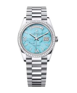 Superclone Rolex Day-Date 36 mm Turquoise Dial 128396TBR