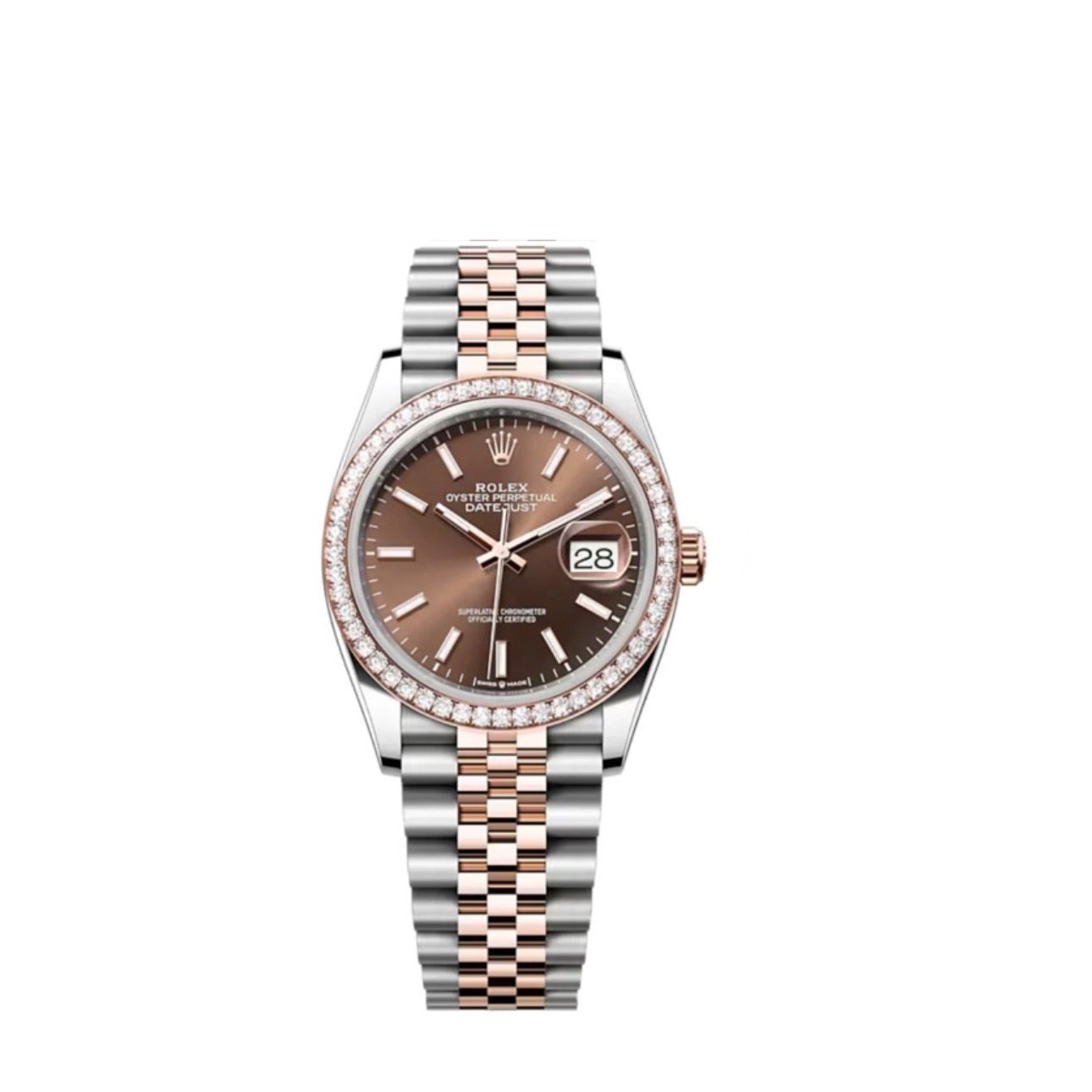 Superclone Rolex Datejust 36 mm Chocolate Dial 126281RBR